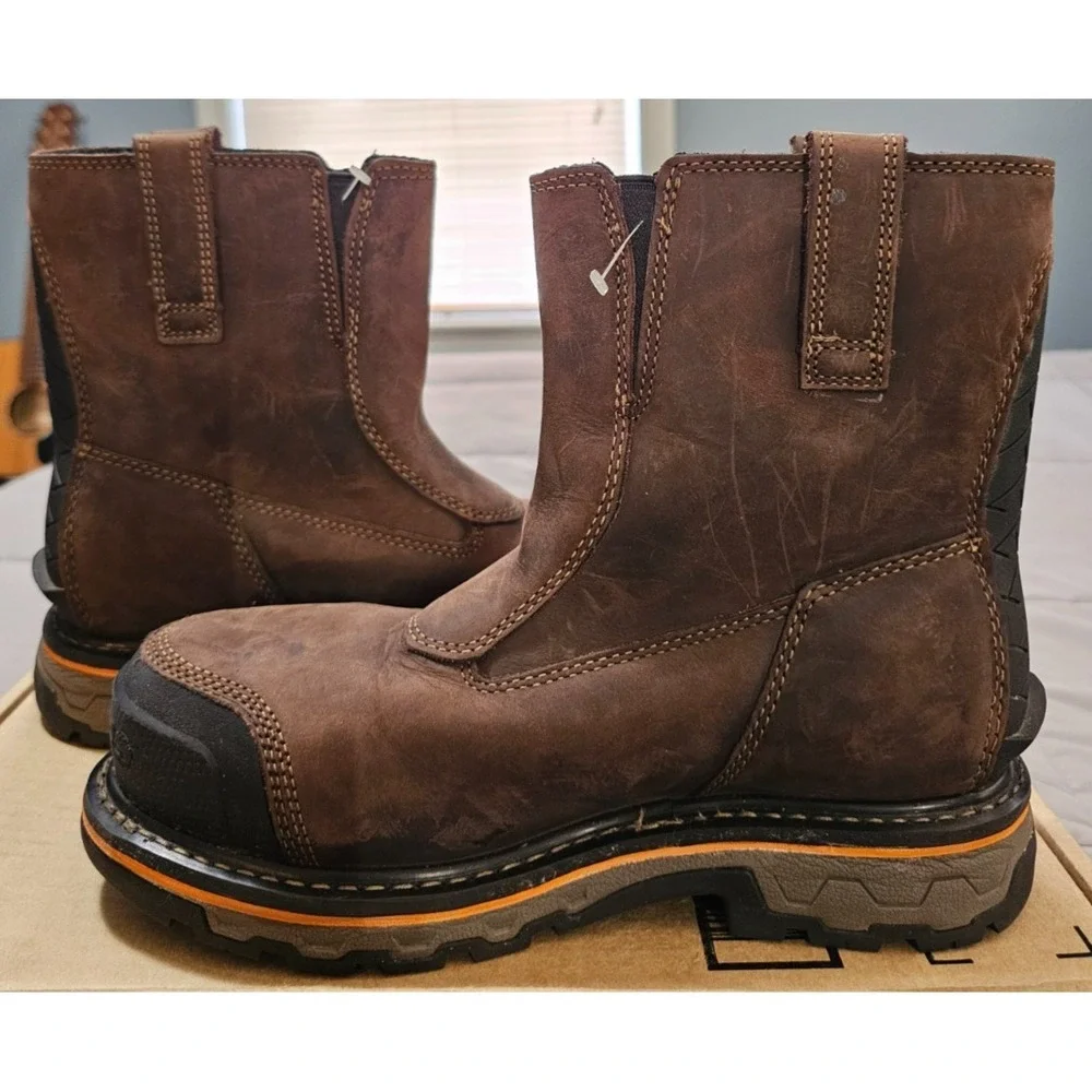 Timberland PRO® (Men's 7.5 M) True Grit™ Chelsea‎ Comp-Toe Waterproof Work Boot